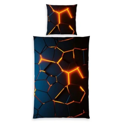 Immagine di Herding Set di Biancheria da Letto 3D Effekt, Federa 80 x cm, Copripiumino 135 200 Cerniera qualità, 100% Cotone, Renforcé