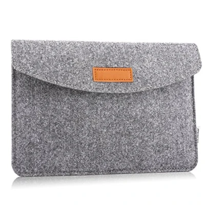 Immagine di MoKo 7 8 Pollici Borsa per Tablet, Custodia Protettiva in Feltro, iPad Mini (6a Gen) 8.3&quot; 2021, 5/4/3/2/1, Samsung Galaxy Tab S2 8.0, A ZenPad Z8s 7.9, Grigio Chiaro
