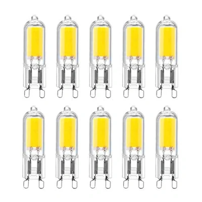 Immagine di WULUN Lampadine G9 LED da 2W Equivalenti Alogene 25W, Risparmio Energetico, Luce Bianca Fredda 6000K, AC 220 240V, Angolo di diffusione 360, Non Dimmerabile, 250lm, Confezione 10