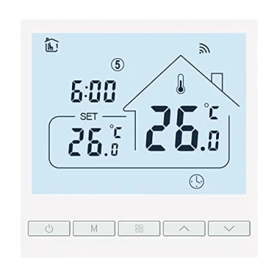 Immagine di BEOK Termostato wifi per Caldaia,Termostao tuya Smart Programmabile settimanale,Termostato con Alexa controllo vocale Pavimenti Riscaldati a Gas/Acqua.Termostato domestica inteligente.3A TOL47WIFI