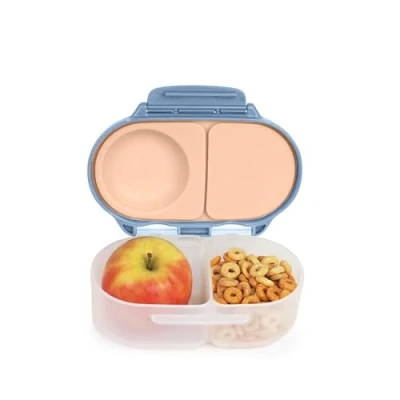Immagine di b.box Porta Merenda Mini Bento Box con 2 Scomparti a Prova di Perdite Pranzo e Bambini Scuola Lunch Adatto Frutta Intera Senza BPA