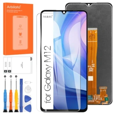 Immagine di Arbilato Schermo LCD per Samsung Galaxy M12 Touch Screen Sostituzione M127 SM M127F/DSN Display Digitalizzatore Assembly Riparazione Kit