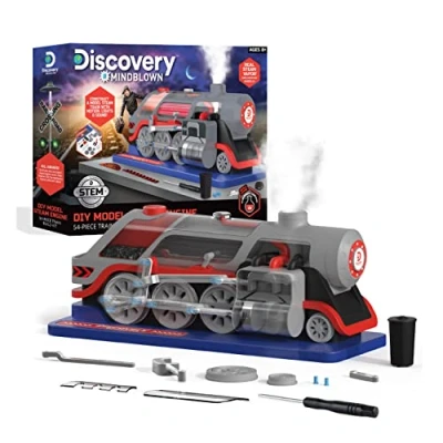 Immagine di Discovery Mindblown 1423005920 Modello Te costruisci la Tua Locomotiva a Vapore per Bambini dagli 8 Anni in su, Colore Mehrfarbig,