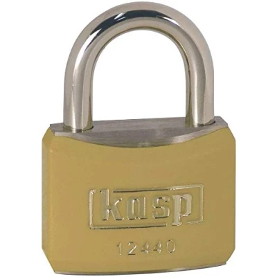 Immagine di Kasp 124 KA24405 Lucchetto 40 mm, in ottone, colore: Giallo