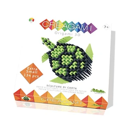 Immagine di CreativaMente Creagami Tartaruga Gioco di Creativita Origami Modulari, Multicolore, 702