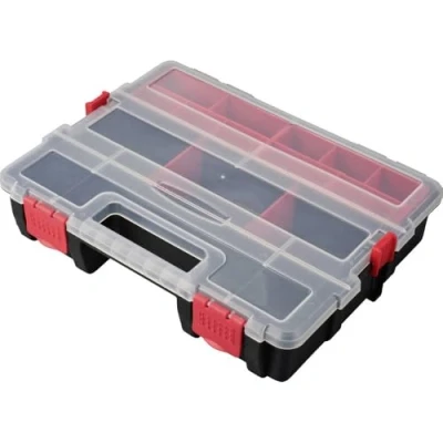 Immagine di TOOLCRAFT Cassetta per minuteria (L x L A) 285 225 60 mm Scomparti: 21 suddivisione variabile Contenuto 1 pz.