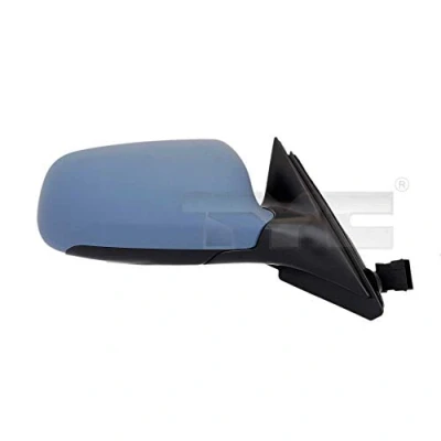 Immagine di Specchio retrovisore esterno Blic 5402 04 1121430P Dx con la prima mano elettrico completo, riscaldato, convesso, tonalità blu