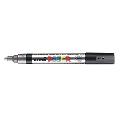 Immagine di Pennarello Posca PC 5 M di Uni ball, 35 colori Silver