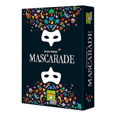 Immagine di ASMODEE JUEGO DE Mesa MASCARADE Nueva EDICION PEGI 10 Does Not Apply Maschera Nuova Edizione, Gioco di Carte in Spagnolo, Multicolore, One Size, REMAS01