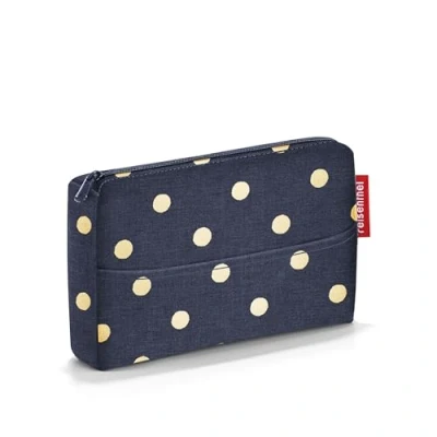 Immagine di reisenthel Pocket Case Organizer tascabile, compatto, Blu a pois metallizzati