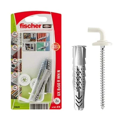 Immagine di Fischer UX 8 x 50 R WH N K NV Tassello universale mm 094628 1 KIT