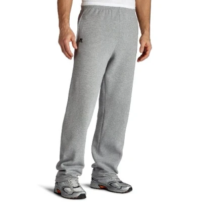 Immagine di Russell Athletic Men&#039;s Dri Power Open Bottom Sweatpants with Pockets, Oxford, Medium