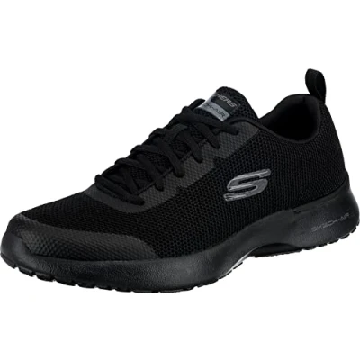 Immagine di Skechers SKECH AIR DYNAMIGHT WINLY, Scarpe da Ginnastica Uomo, Nero Knit Synthetic Black Trim Bbk, 40 EU