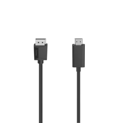 Immagine di Hama Displayport / HDMI Cavo adattatore Spina DisplayPort, A 1.50 m Nero 00200712