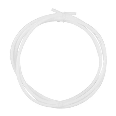 Immagine di Tubo in Teflon Bianco PTFE, Bowden PTFE da 1,5/2 M per Filamento 1,75 (diametro Interno 2,0 Mm/Diametro Esterno 4,0 Mm) Stampanti 3D(1.5M)
