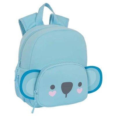 Immagine di Safta KOALA zaino in neoprene, per bambini, ideale bambini di diverse età, comodo e versatile, 20 x 9 25 cm, colore Blu chiaro, Estándar, Casual
