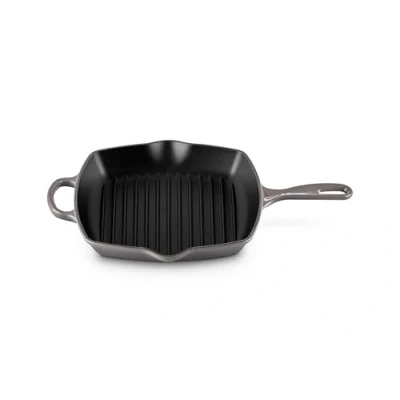 Immagine di Le Creuset Bistecchiera Skillet quadrata Evolution in ghisa vetrificata, 26 cm, Flint, 20183264440422