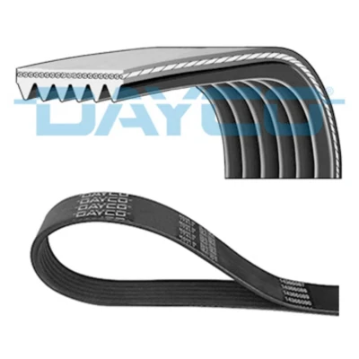 Immagine di DAYCO 6PK1340S Cinghia Poly V 1340,0 6 FIAT: 500X, 500L, Tipo Hatchback, FORD: Transit Custom V362 Van, Bus