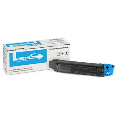 Immagine di Toner Kyocera TK 5150C Originale 1T02NSCNL0 Ciano 10000 pagine
