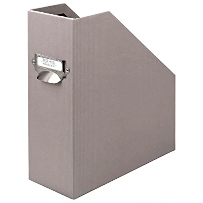 Immagine di Rössler Papier 1318452491 S.O.H.O. Organizer stand up per A4, con maniglia ed etichetta iscrivibile, 11,5 x 26 31,5 cm, tortora, 1 pezzo