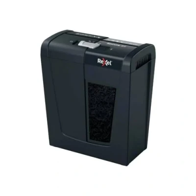 Immagine di REXEL Secure S5, Distruggidocumenti Manuale, 6 5 Fogli A4 (70 80 gr/mq), Taglio a Strisce, Livello di sicurezza P 2, per Uso Personale/Home Office, Capacità 10 Litri, 2020121EU