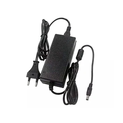 Immagine di Alimentatore universale trasformatore 12 V, caricatore da parete con presa UE, uscita jack 5,5 mmX2,1 mm, per telecamera di videosorveglianza, striscia LED, disco rigido