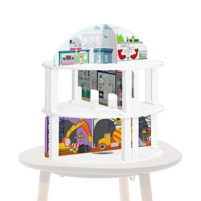 Immagine di Stokke Scenario Per torre di mattoncini MuTable, Città Tre livelli e sei paesaggi naturali, compresi montagne Assemblaggio senza attrezzi bambini dai 3 anni