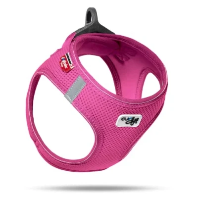 Immagine di Classic Vest Harness Air Mesh mit curli D Ring Buckle Fuchsia XS