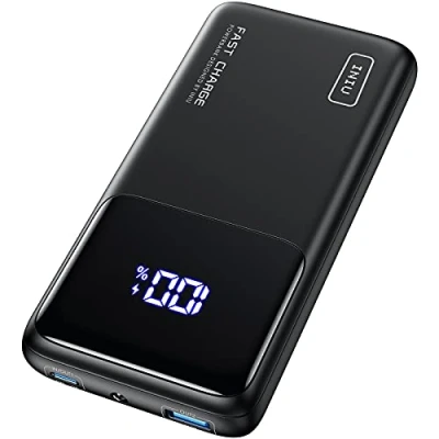 Immagine di INIU Power Bank 15000mAh, 45W PD3.0 QC4.0 Carica 2 dispositivi a piena velocità con Display LED Caricatore Portatile, Powerbank USB C per iPad iPhone 15 14 13 Pro Max Samsung Google Xiaomi Switch ECC.
