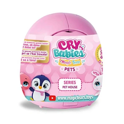 Immagine di CRY BABIES MAGIC TEARS Casetta Cuccioli Stringi la sua testa e piangi lacrime vere Modella a sorpresa
