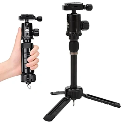 Immagine di SIRUI AM 35K Mini treppiede con testa sferica e colonna centrale, colore: Nero