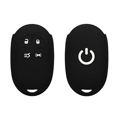 Immagine di kwmobile Cover Chiavi Auto Compatibile con Fiat 500E Chiave a 4 pulsanti Custodia Protettiva Copri Telecomando Gomma Portachiave Macchina Silicone
