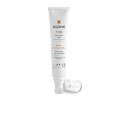 Immagine di Sesderma C Vit, crema per gli occhi, 15 ml, facile da rigenerare contro rughe e occhiaie, con vitamina nanotecnologia pelle luminosa, umidità protezione UV
