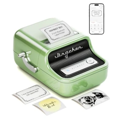 Immagine di NIIMBOT B21 Stampante di etichette a trasferimento termico 203 x dpi Larghezza etichetta (max.): 48 mm Bluetooth®, Funzionamento batteria