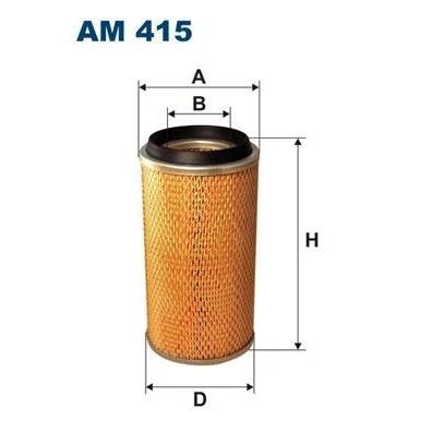 Immagine di FILTRON AM 415 filtro aria 241 126 Cartuccia VOLKSWAGEN: LT 28 35 I Camion pianale / Telaio, Bus, Van