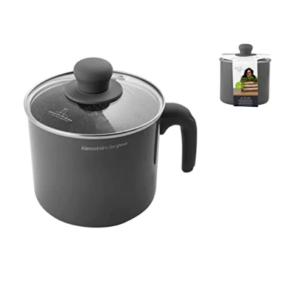 Immagine di H&amp;H 739972 Alessandro Borghese Greencook Bollilatte, Stone, cm12, Alluminio