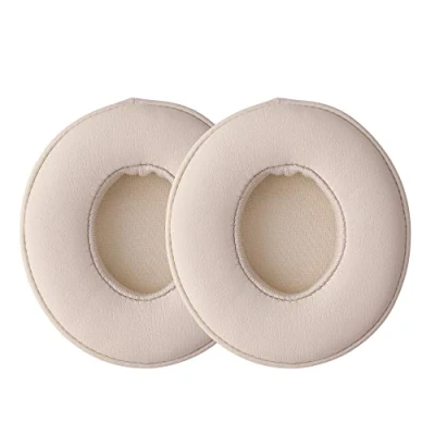 Immagine di kwmobile 2x Cuscinetto Cuffie Compatibile con Beats Solo 2 Wireless/Solo 3 Wireless Pad Cuscinetti Ricambio Over Ear Simil Pelle beige
