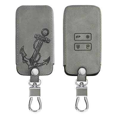 Immagine di kwmobile Custodia Compatibile con Renault 4 tasti Smart Key (solo Keyless Go) Cover Chiavi Auto Protezione Copri Telecomando Copertina Chiave Ancora felice
