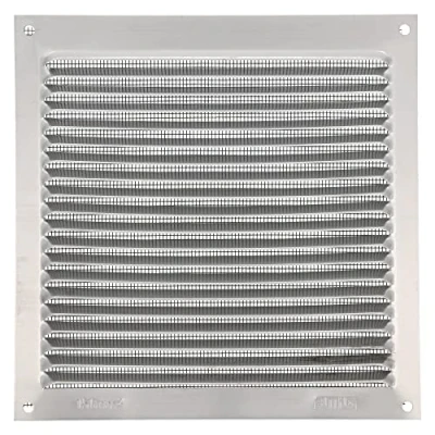 Immagine di Amig Griglia Quadrata in Alluminio con Zanzariera Griglie di Ventilazione per Uscita d&#039;Aria Ideale Soffitto Cucina e Bagno Misure 170 x MM Colore Argento