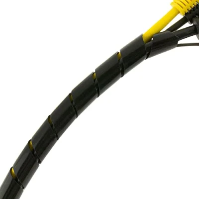 Immagine di SeKi 15545 Nastro a spirale, 4 50 mm, 5 m, colore nero, tubo flessibile protezione per cavi
