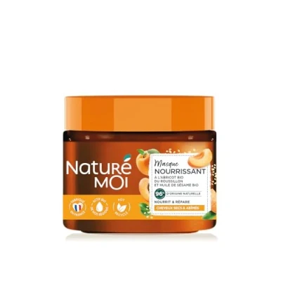 Immagine di Naturé Moi Maschera nutriente Albicocca del Roussillon e Olio di Argan Bio Protegge ripara i capelli secchi o danneggiati 300 ml