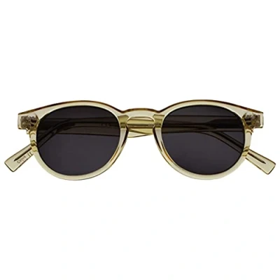 Immagine di Opulize Rox Super Elegante Trasparente Oro Donna Lettori Sole Occhiali Da Lettura UV400 Cerniere Metallololiche Giro S89 9 +2,50