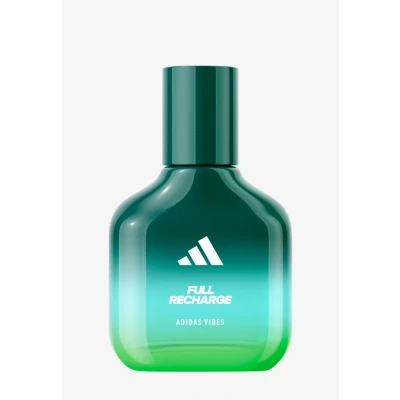 Immagine di Adidas Vibes Full Recharge Eau de Parfum, Per tutti, Tonificante e Rinvigorente, Profumo a lunga durata, Foglia di Cedro Salvia Sclarea 100 ml