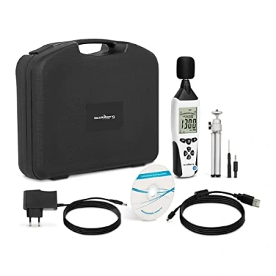 Immagine di Steinberg Systems Fonometro Professionale Misuratore Rumore SBS SM 130C (30 130 dB, USB, Batteria 9 V, 30 ore, A, C)