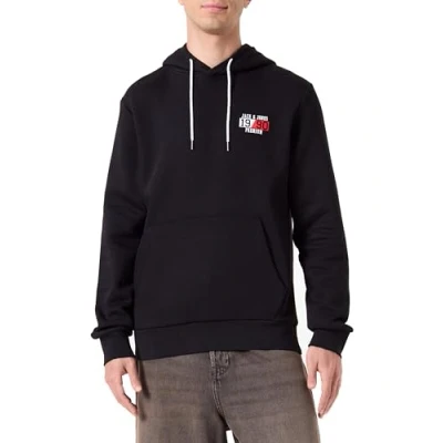 Immagine di JACK &amp; JONES Jprbluspace Bmuss24 Felpa con Cappuccio, Nero, XS Uomo