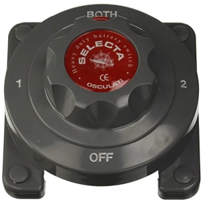 Immagine di OSCULATI 14.920.00 Interruttore/Deviatore per Batterie Selecta