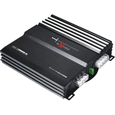 Immagine di Excalibur X500.2 Amplificatore Auto 2 Canali Hifi Stereo 2x 500 Watt Mosfet audio con Bass Boost 1000 Massimo Crossover variabile Ohm