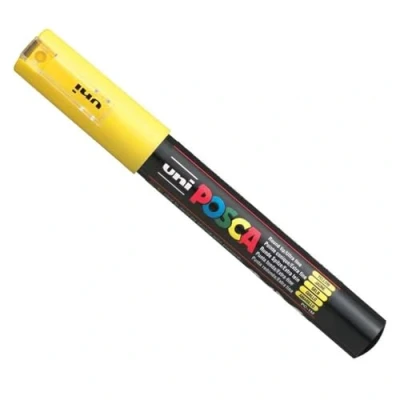 Immagine di uni ball Posca PC 1M, Pennarello Extra fine, Colore Nero 1 Yellow
