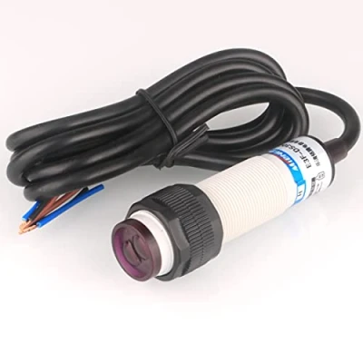 Immagine di GUUZI 10cm 6 36VDC M18 Interruttore Fotoelettrico Diffuso Sensore Ottico a Tre Linee NPN NO (Normalmente Aperto) di Prossimità E3F DS10C4