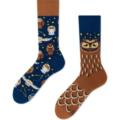 Immagine di Many Mornings OWLY Moly Calzini Non abbinati, Multi Color, 43 46 Unisex Adulto